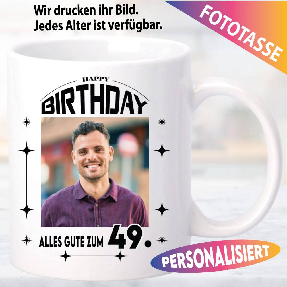 Fototasse-Geburtstag-Personalisiert-Photo-Alterszahl-Weiß