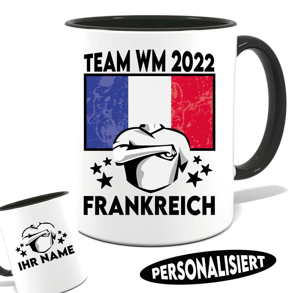 Frankreich - Tasse zur Fußballweltmeisterschaft 2022