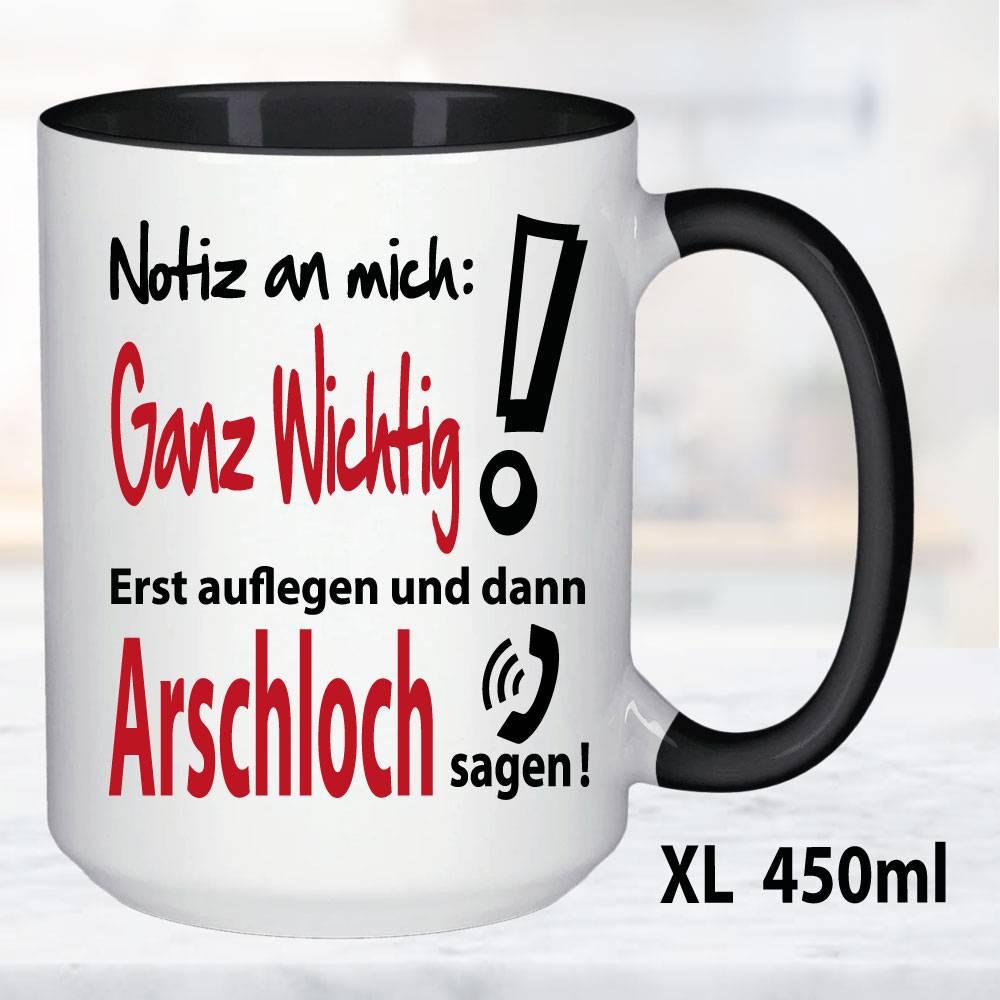 XL Schwarz 450ml