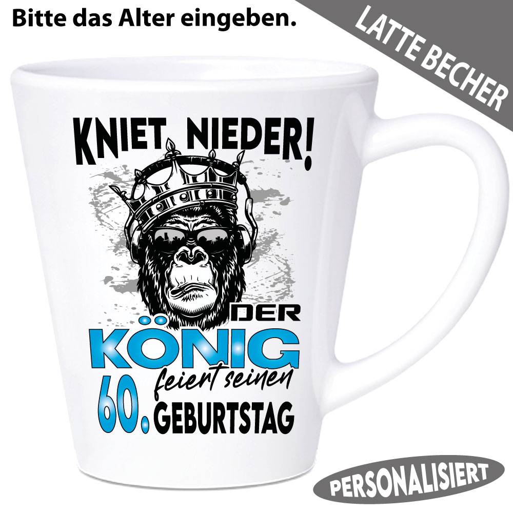 Latte-Becher-zum-Geburtstag-König-King-will-feiern