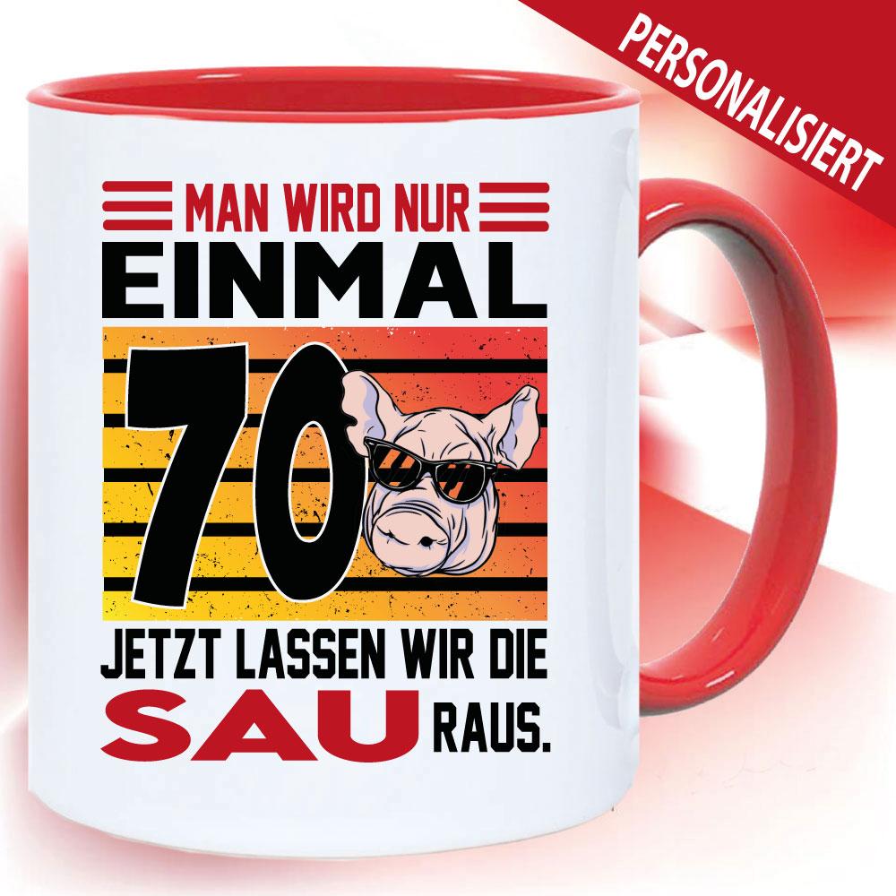 Tasse Jetzt lassen wir die Sau raus