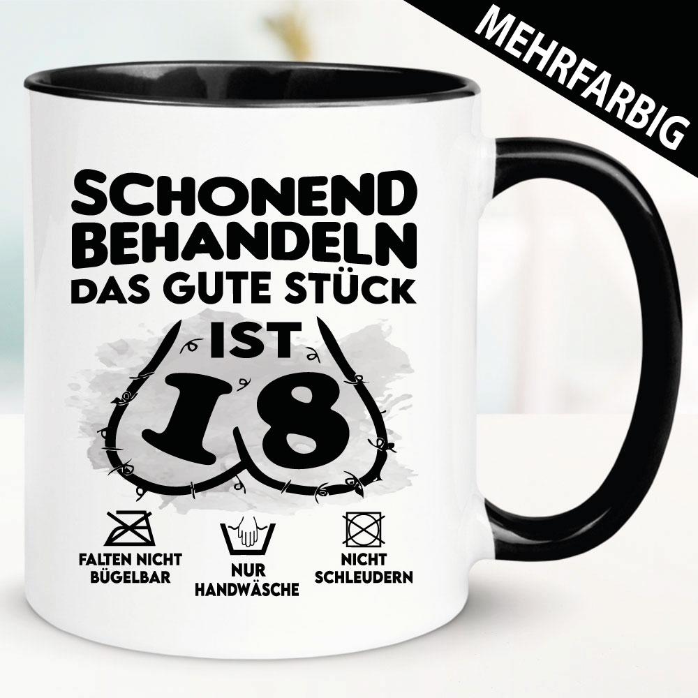 Tasse 18 Geburtstag Schonend behandeln das Stück