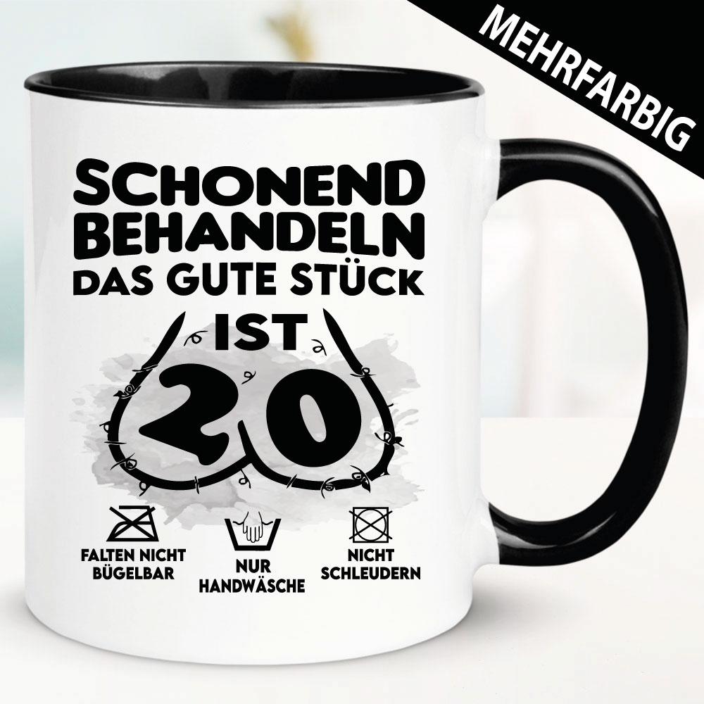 Tasse 20 Geburtstag Schonend behandeln das Stück