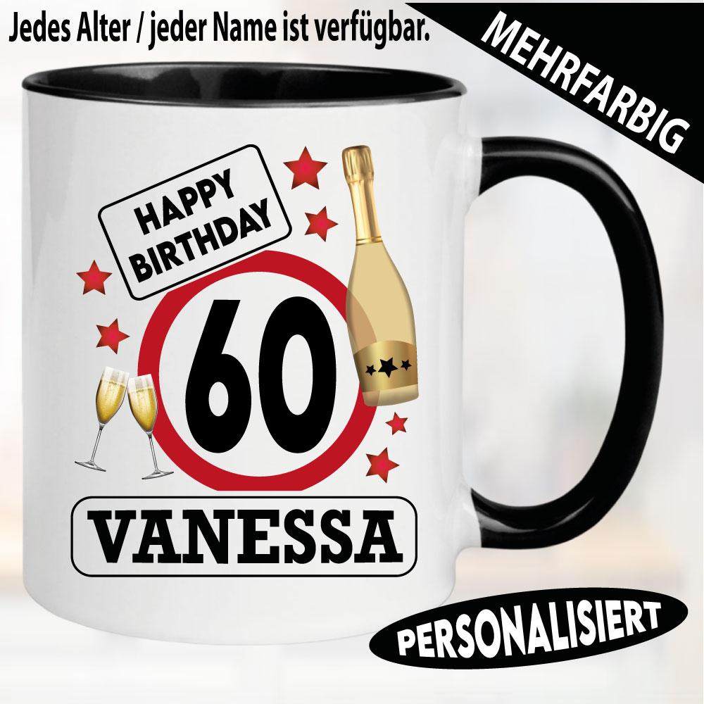 Tasse Verkehrsschild zum Geburtstag