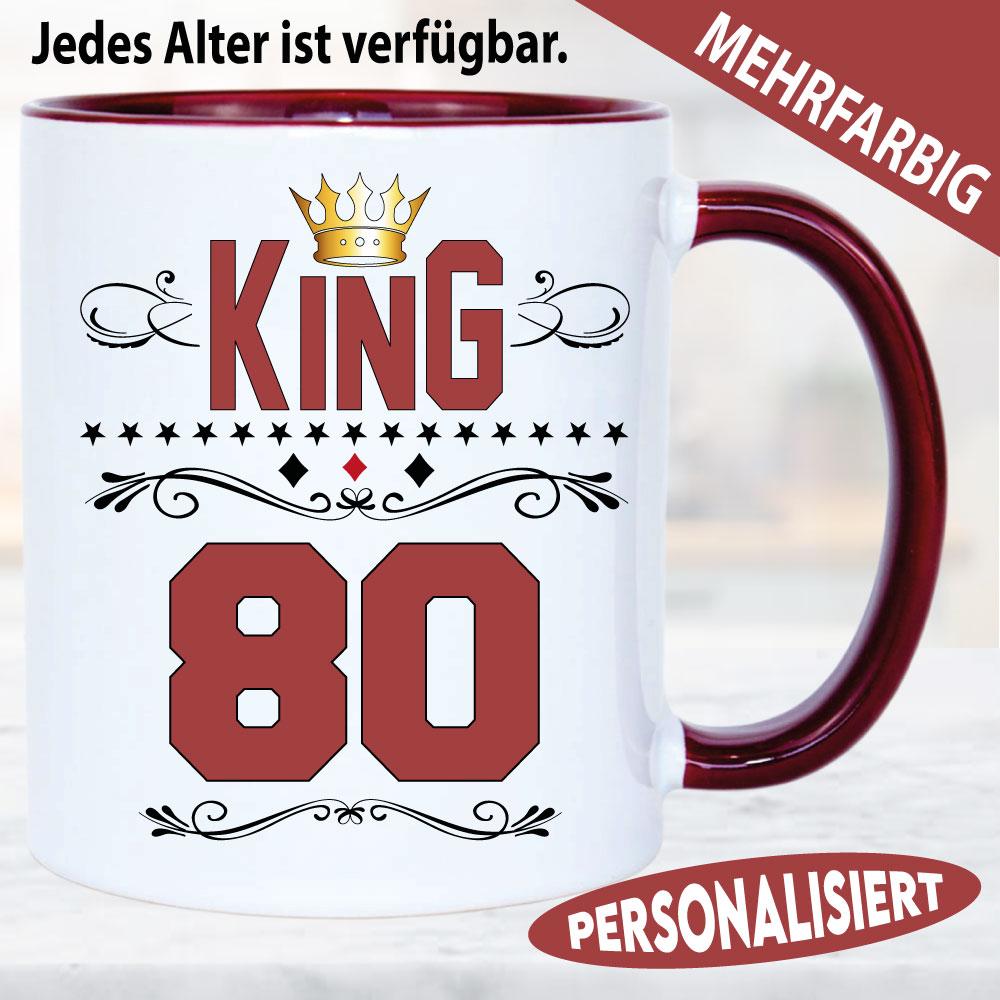 Geburtstagstasse King