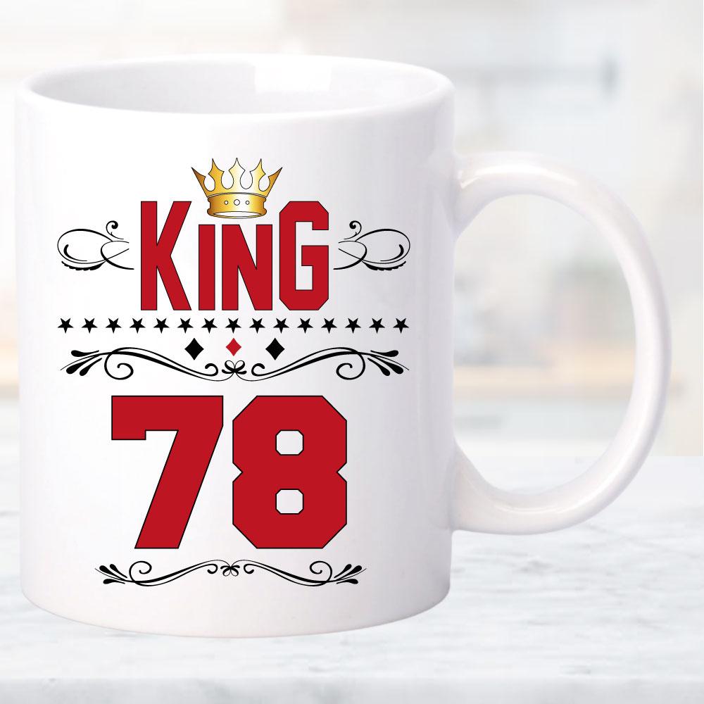 Geburtstagstasse King