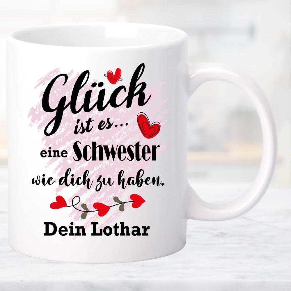 Glückstasse für die Familie