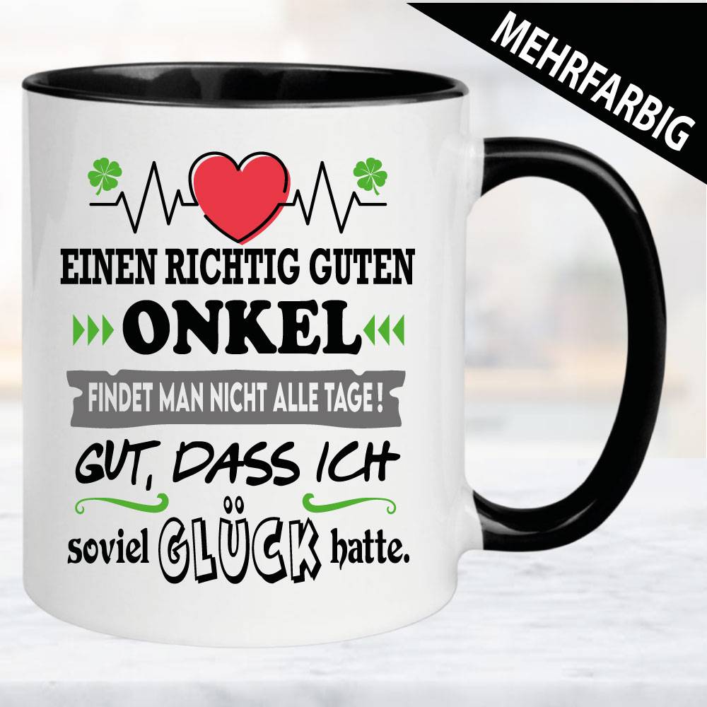 Bester Onkel. Tasse zum verschenken.