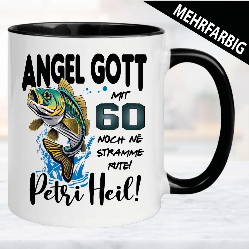 Tasse Geburtstag Angeln Angler Fischer 60. Geburtstag