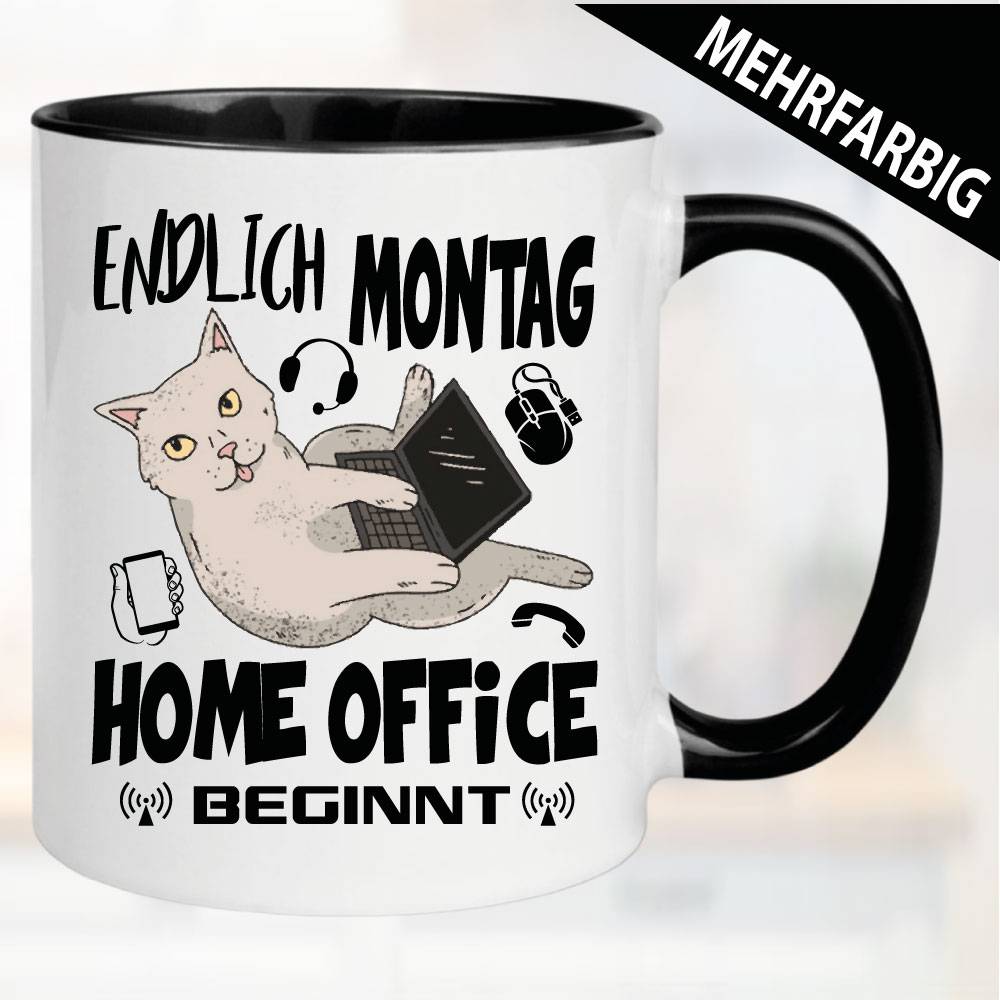 Endlich Montag im Home Office