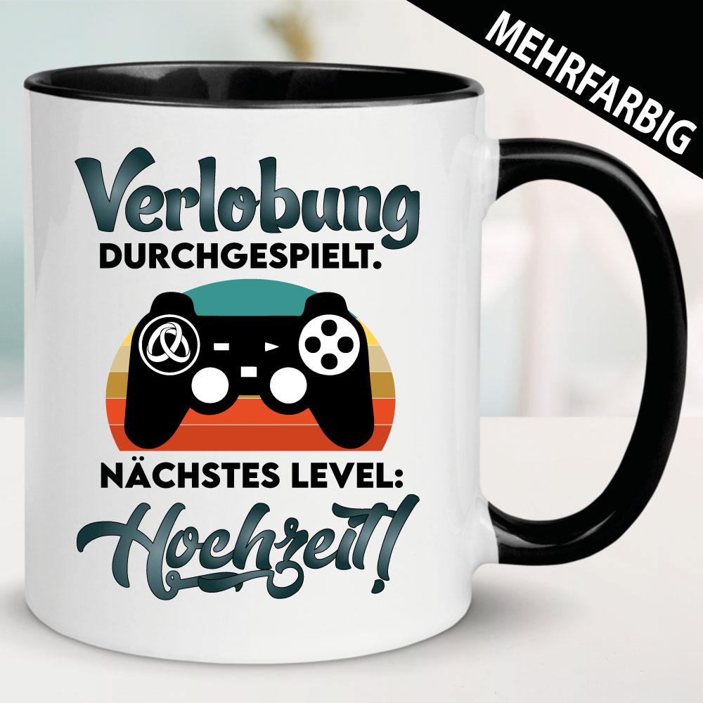 Tasse Hochzeit Level durchgespielt