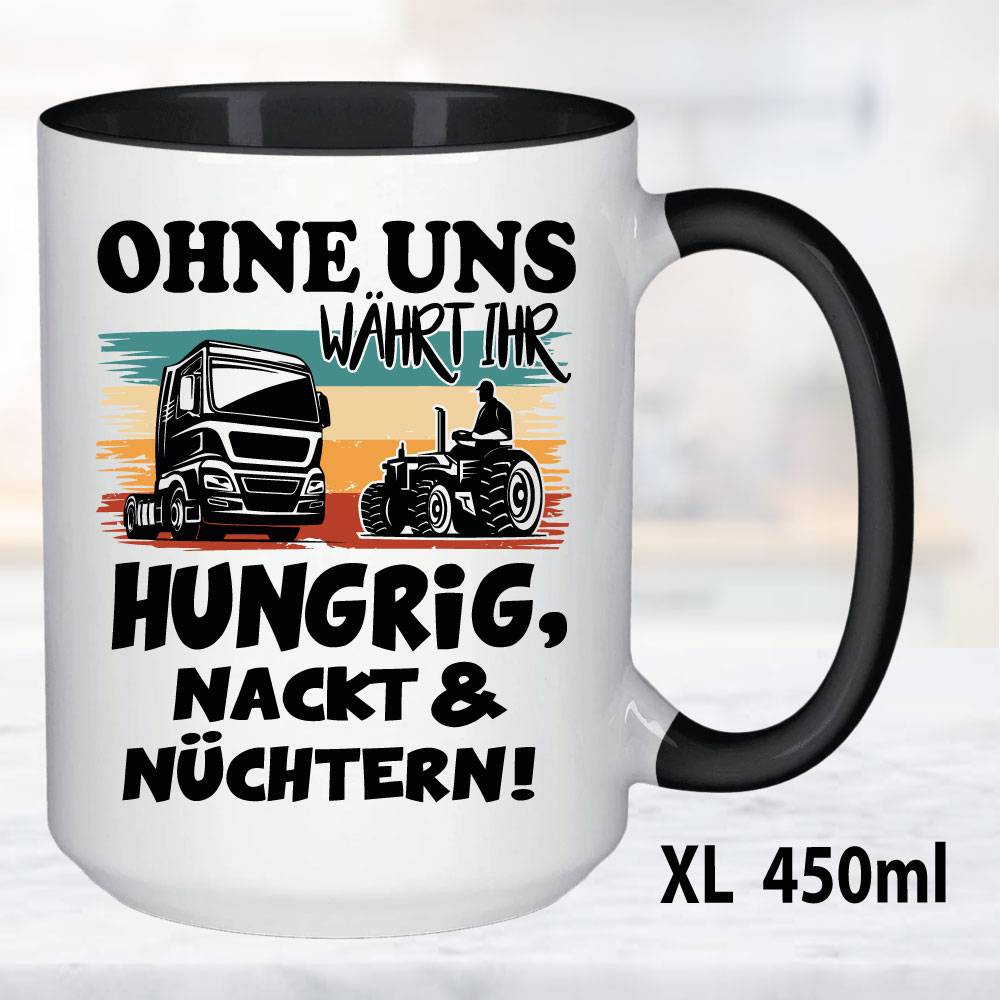 XL Schwarz 450ml