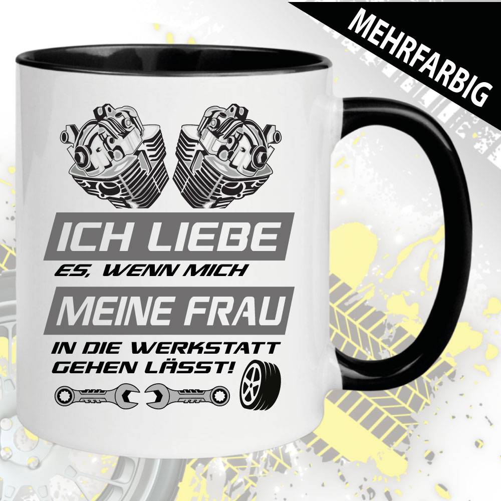 Tasse KFZ-Mechaniker Ehefrau Automechaniker