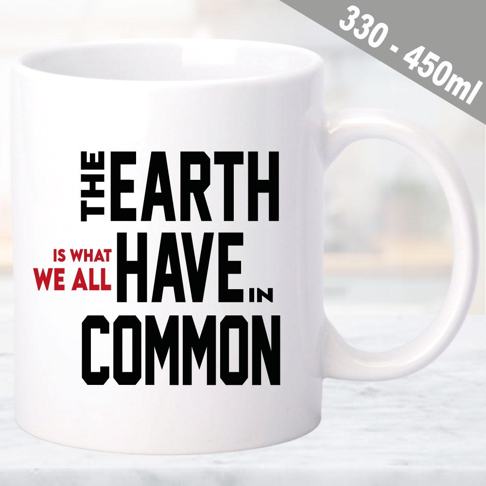Tasse zum Klimawandel Earth in Common