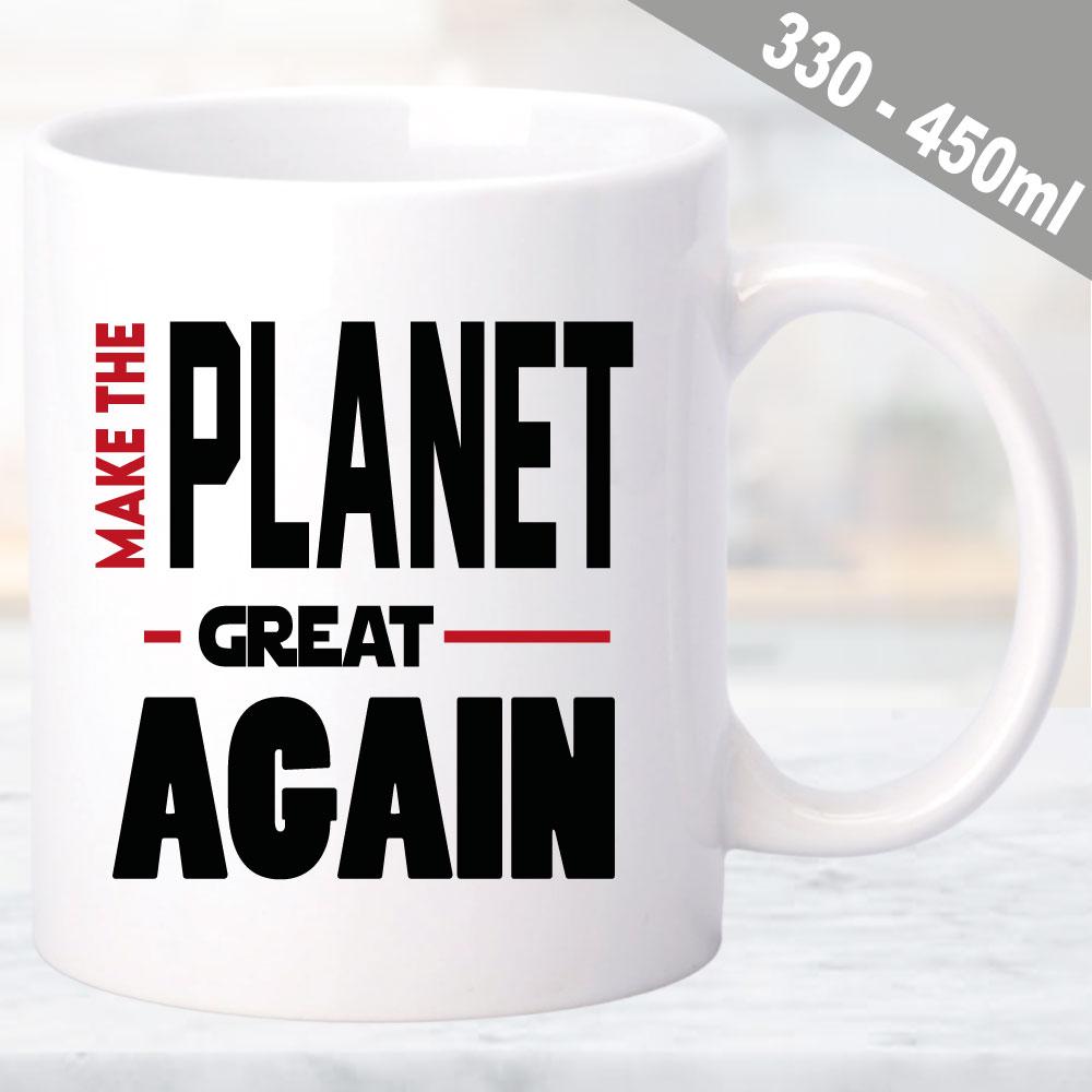 Tasse zum Klimawandel Planet Great Again