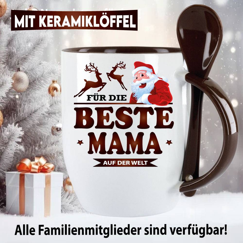 Weihnachtstasse für die ganze Familie und andere.