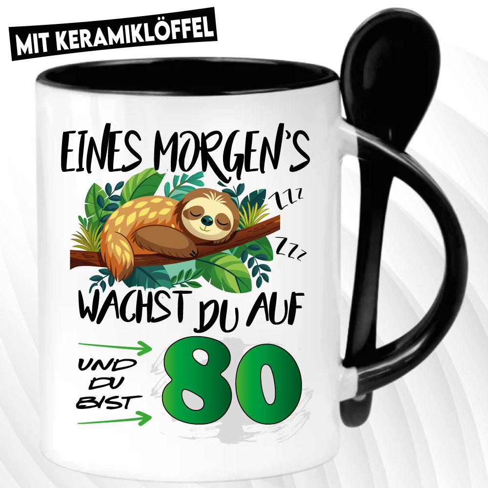 Löffeltasse Schwarz 330ml