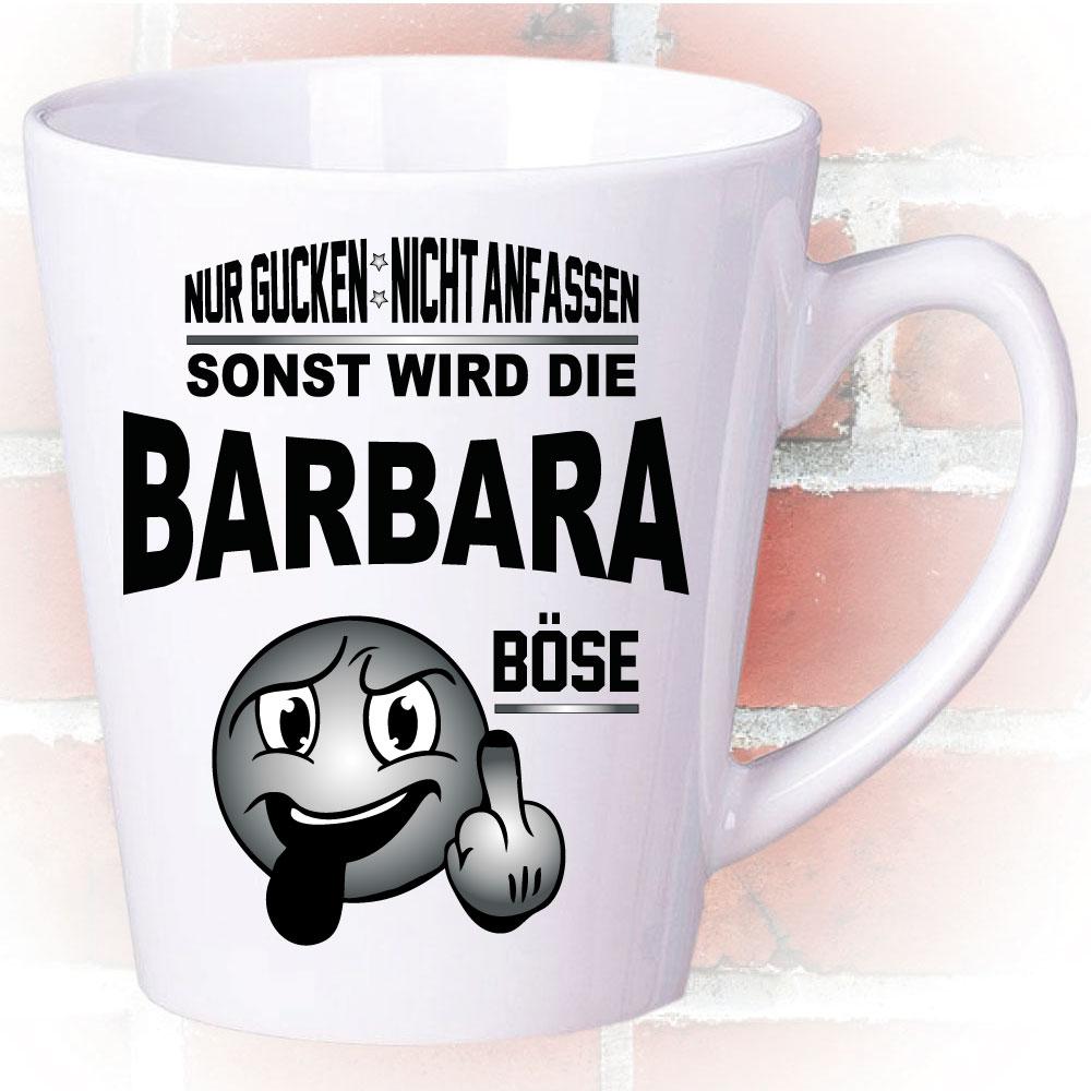 Latte Becher personalisiert Nicht Anfassen