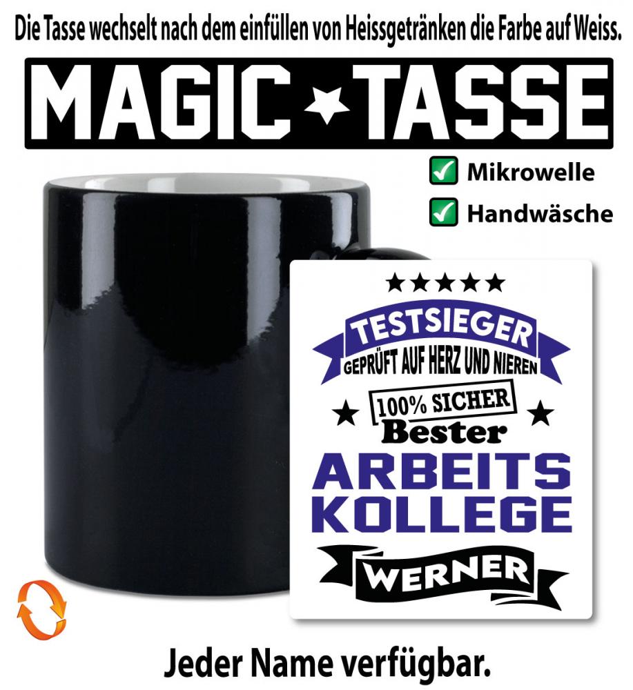 Zaubertasse Testsieger. Personalisiert.