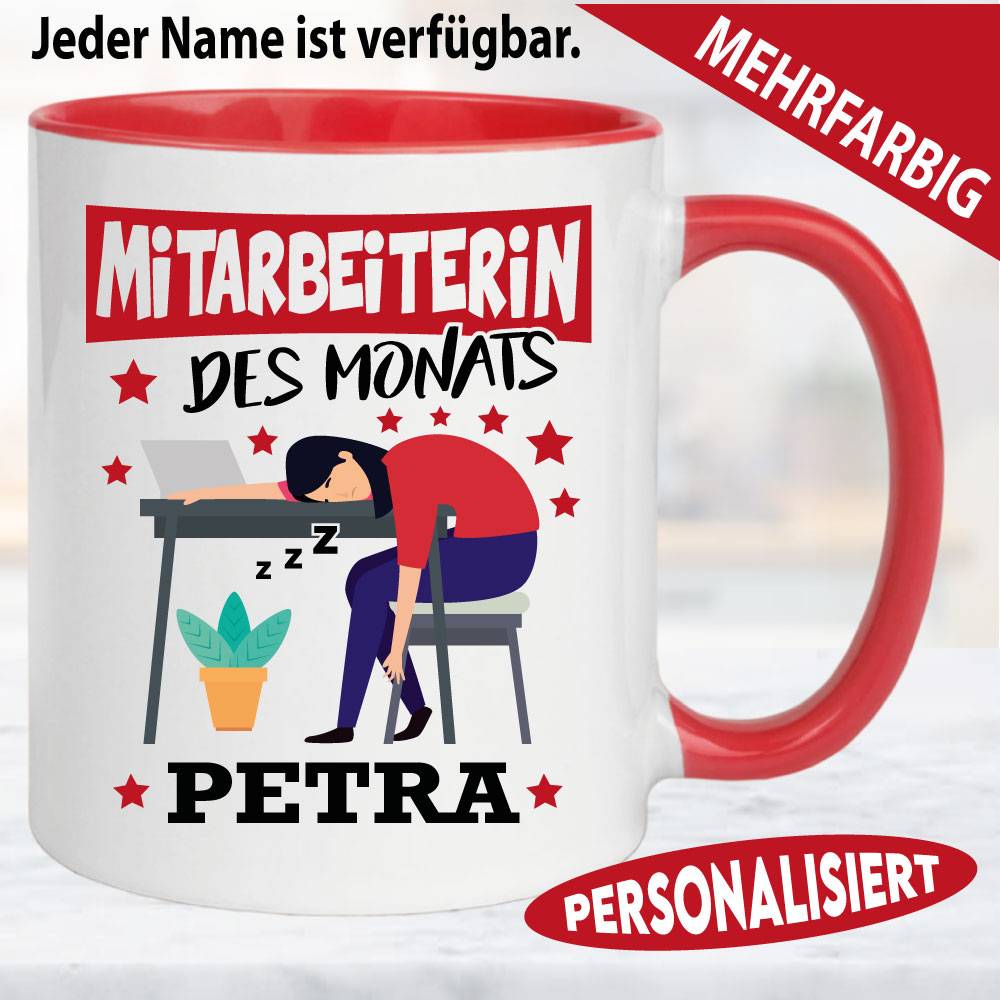 Tasse Beruf Kollegin Mitarbeiterin Chefin