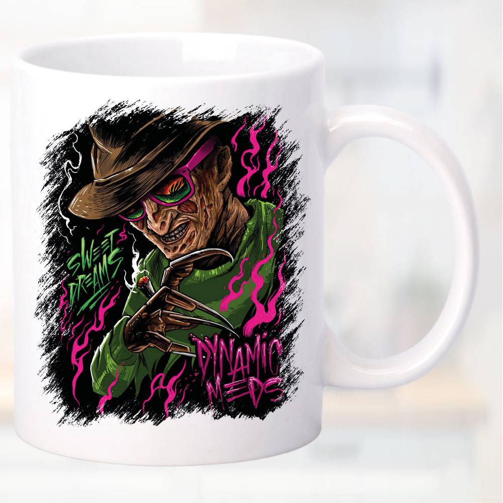 Horror Fan Tasse Freddy Weiss