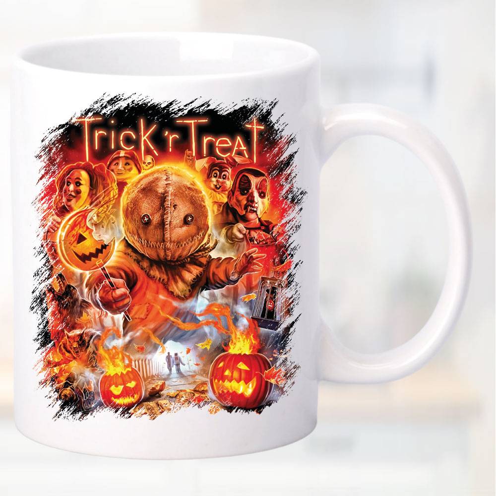 Horror Fan Tasse Trick Treat Weiss