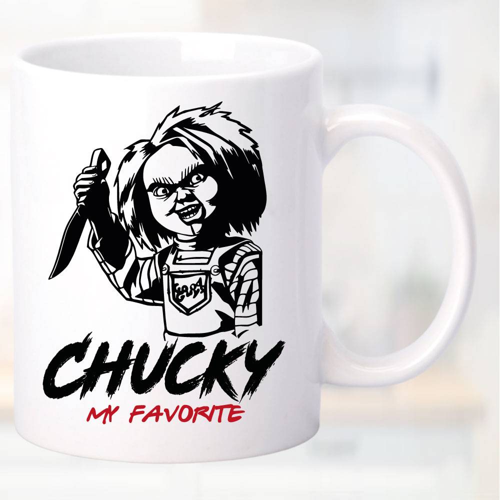 Tasse Weiss Chucky