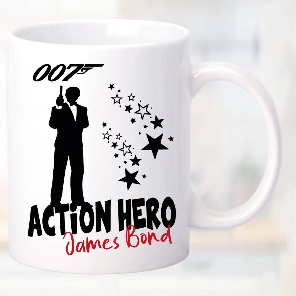 Tasse Weiss James Bond