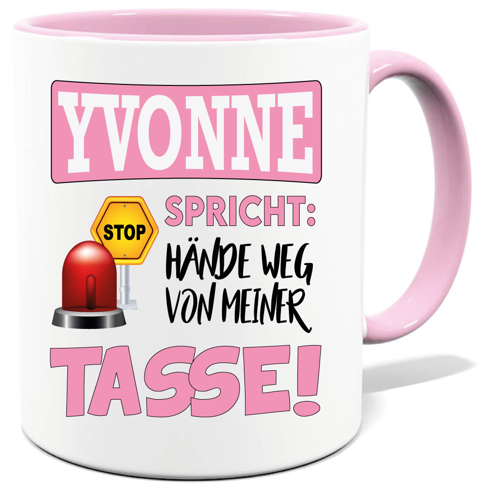 Hände weg von meiner Tasse