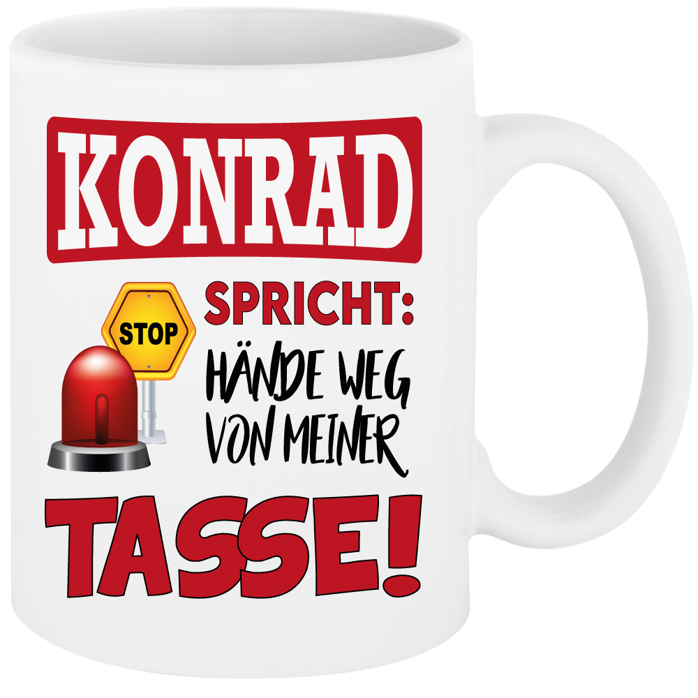 Hände weg von meiner Tasse