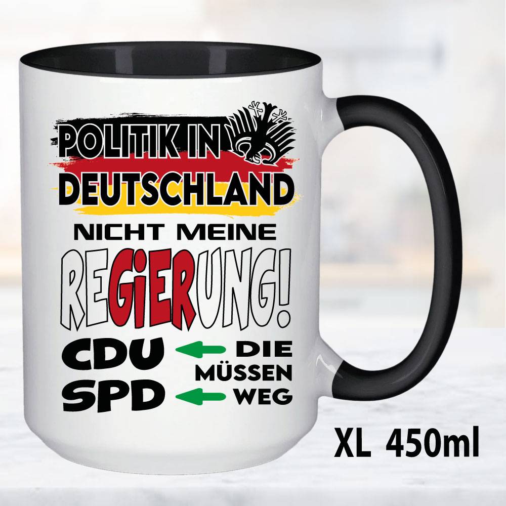 XL Schwarz 450ml