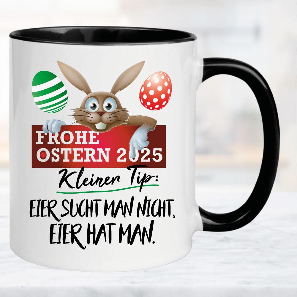 Ostertasse Eier hat man