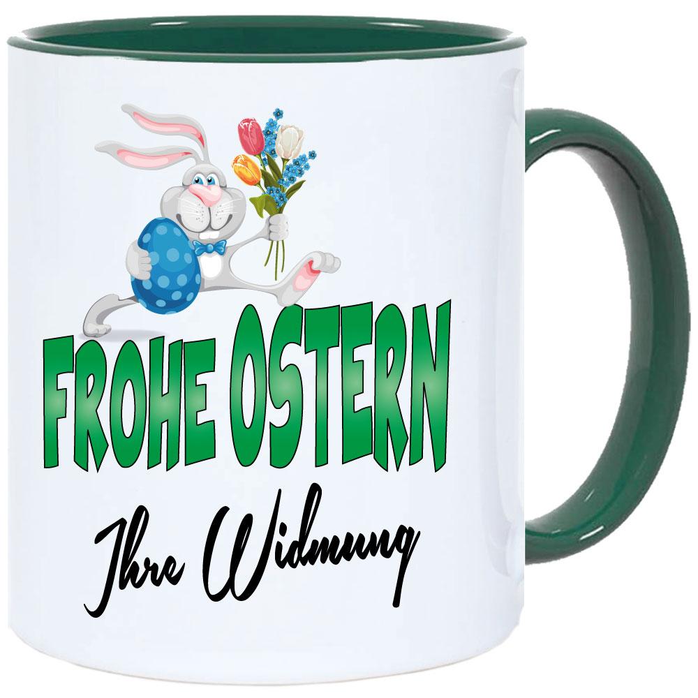 Ostertasse mit Widmung