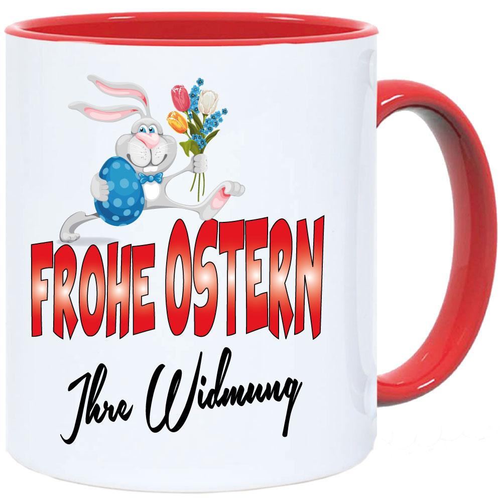 Ostertasse mit Widmung