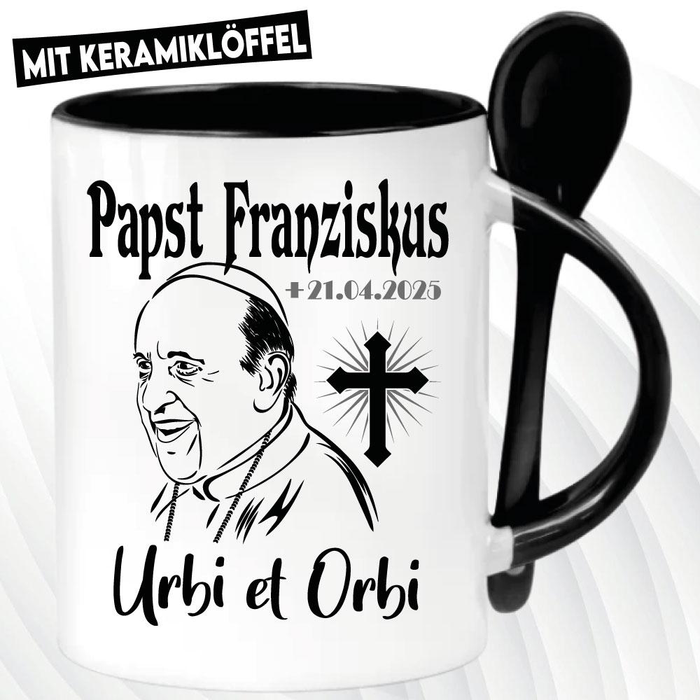 Löffeltasse Schwarz 330ml