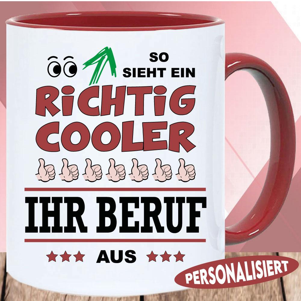 Tasse für Männer mit Beruf Kastanie