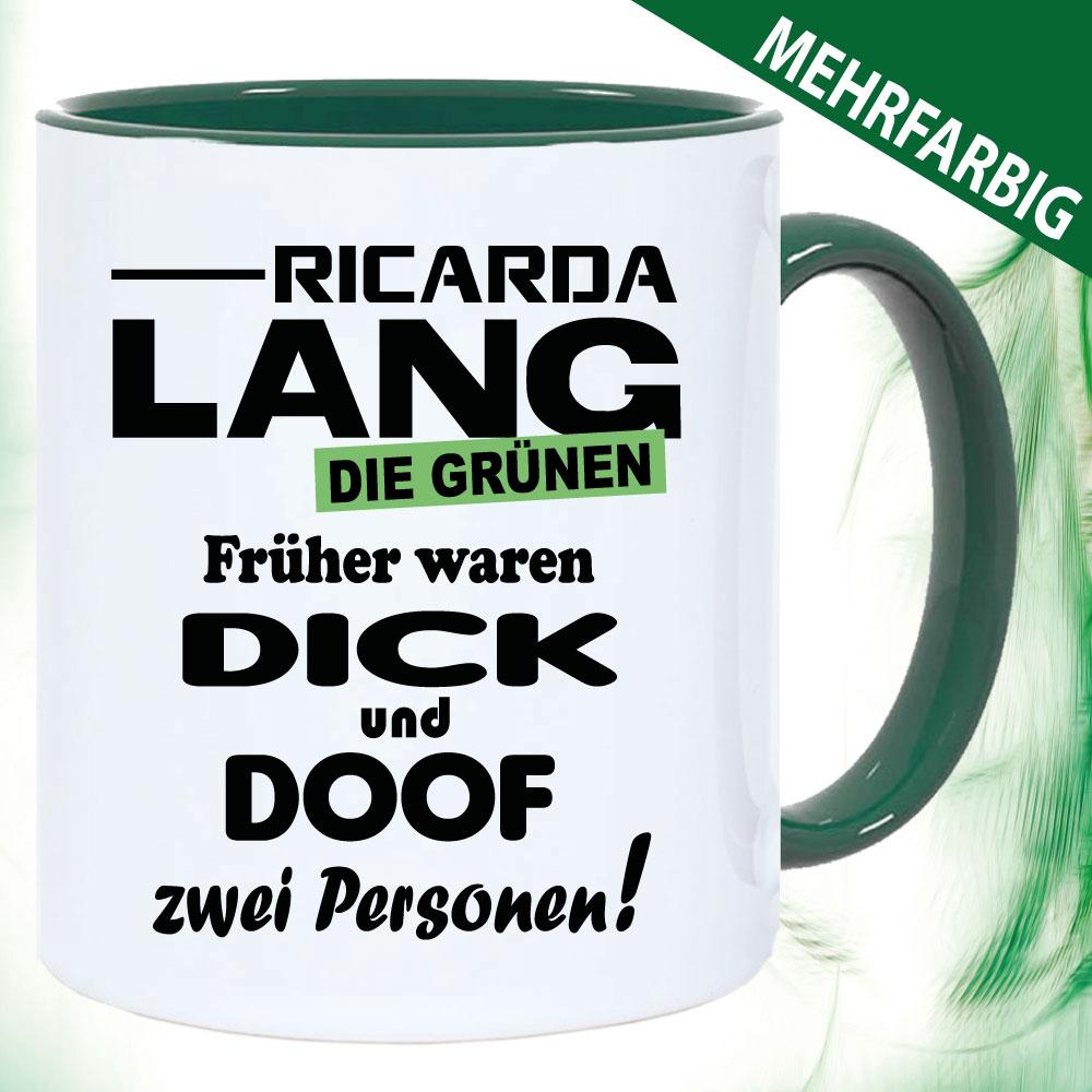 Tasse Ricarda Lang ist doof