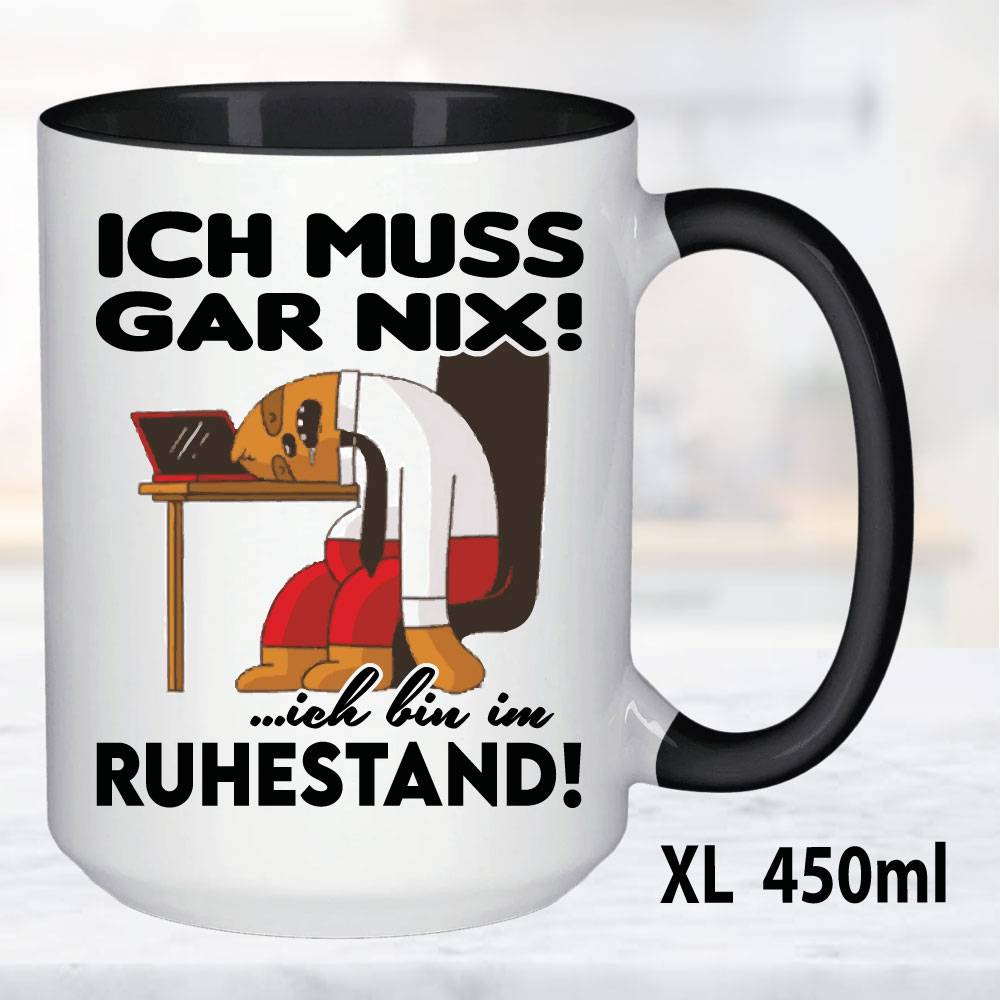 XL Schwarz 450ml