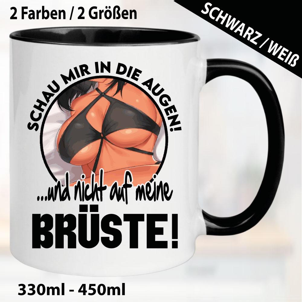 Tasse Schau mir in die Augen