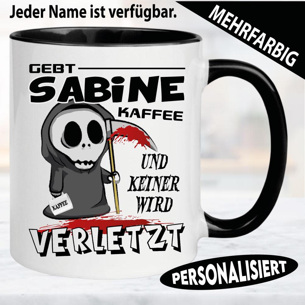 Tasse. Gebt mir Kaffee und keiner wird verletzt.