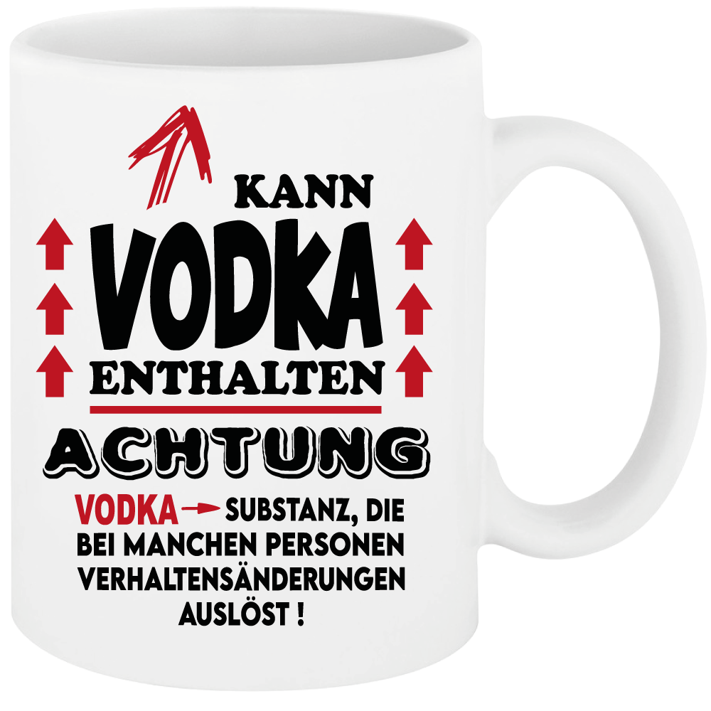 Alkoholmotiv Kann Vodka enthalten