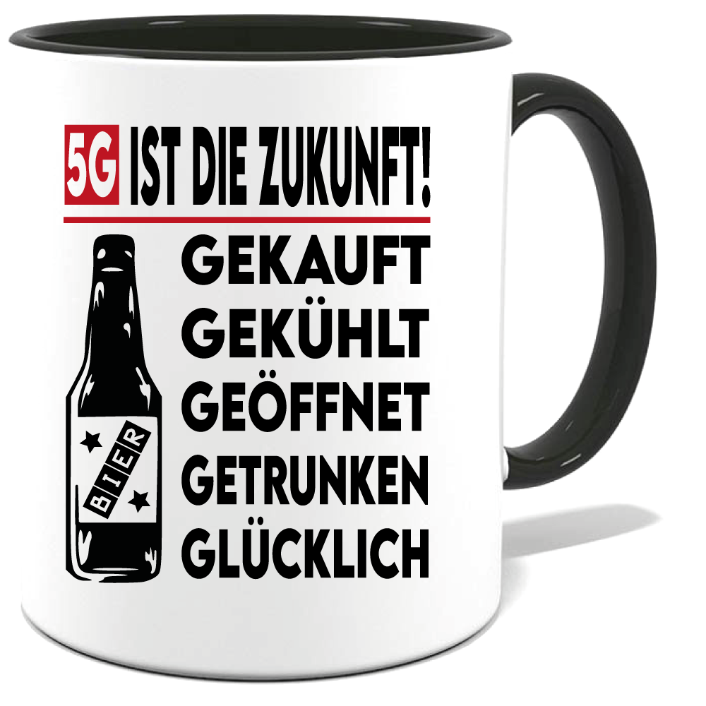 Biermotiv 5G ist Zukunft