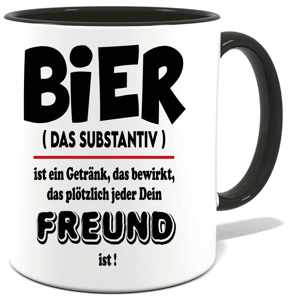 Biermotiv Bier bringt Freunde