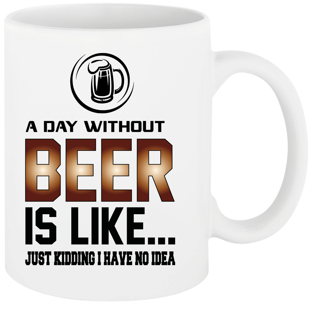 Biermotiv Ein Tag ohne Bier