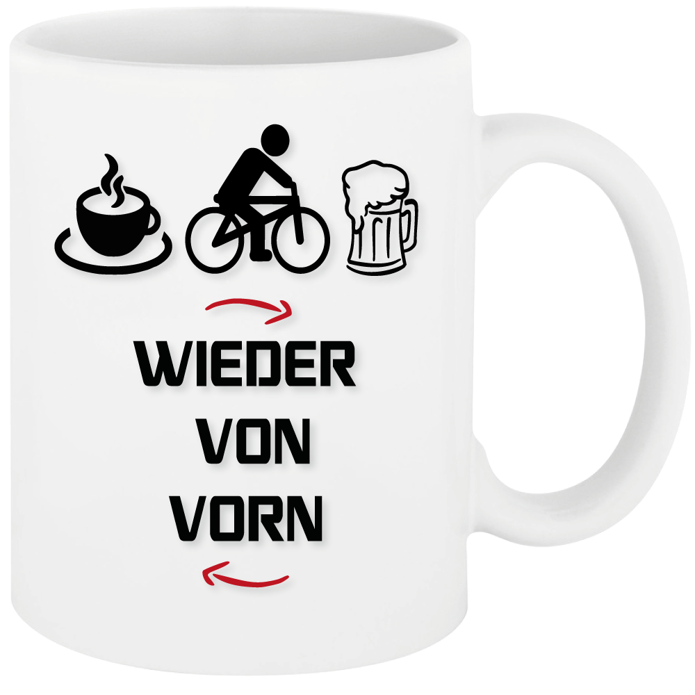 Biermotiv Kaffee Arbeit Bier