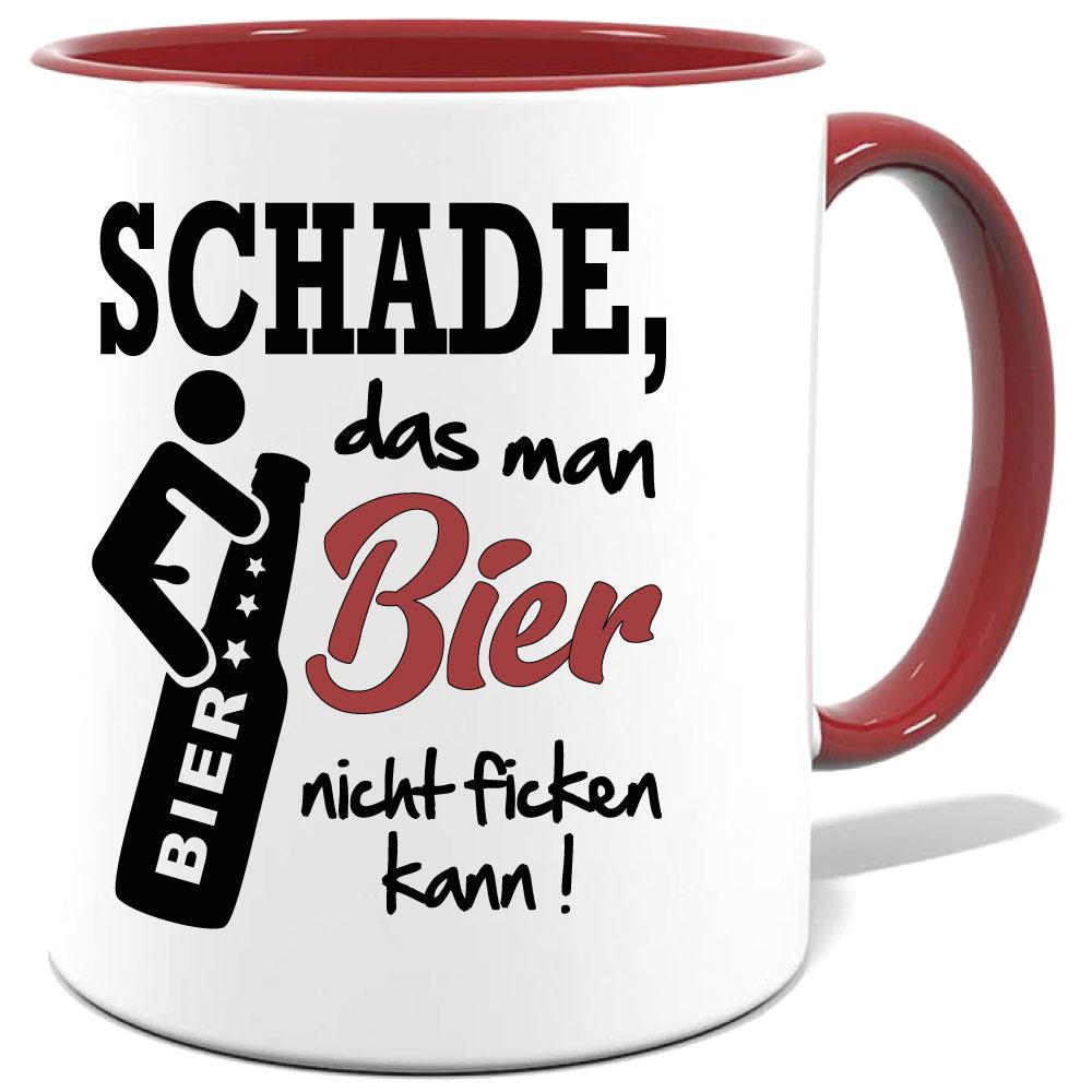 Maroone Sprüche Tasse Männer Bier ficken