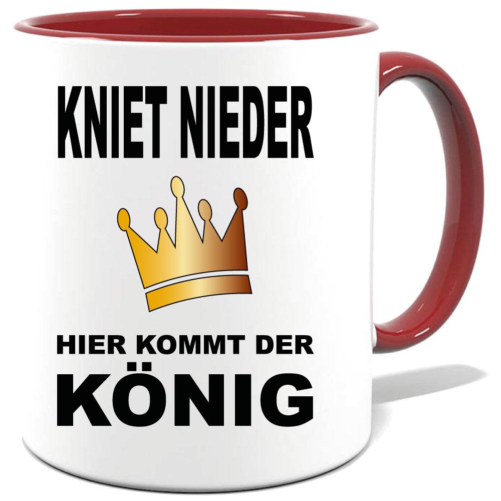 Sprüche Tasse Mann Der König