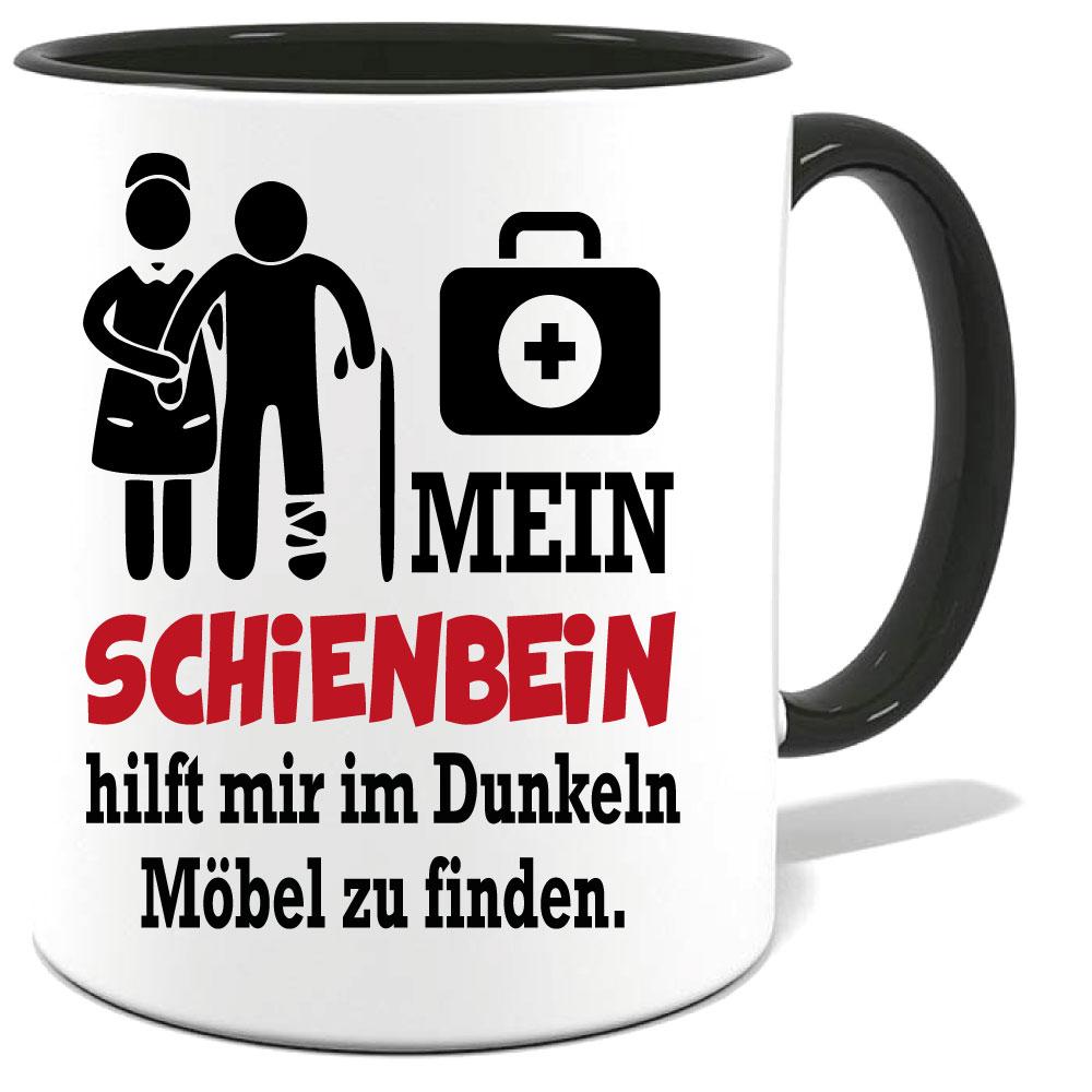 Schwarze Sprüche Tasse Männer Arzt Mediziner