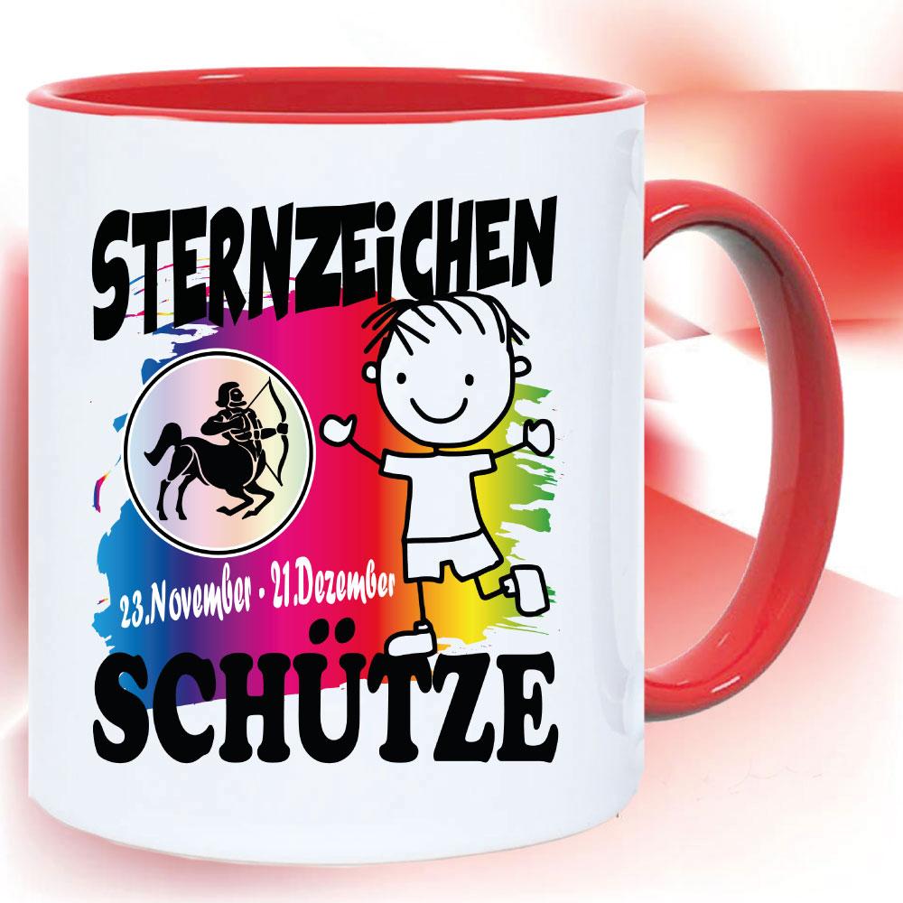 Sternzeichen Mädchen Schütze Rot