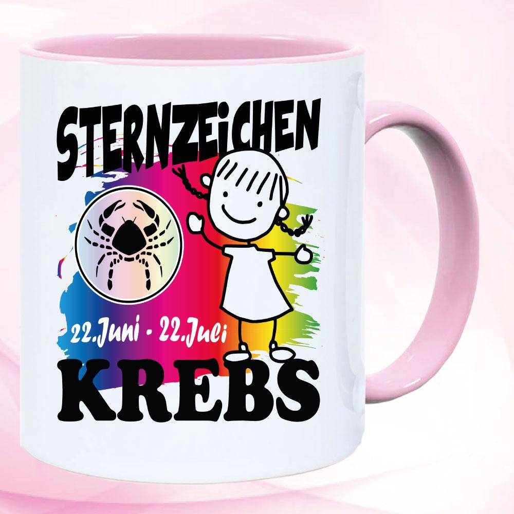 Mädchen Krebs Pink